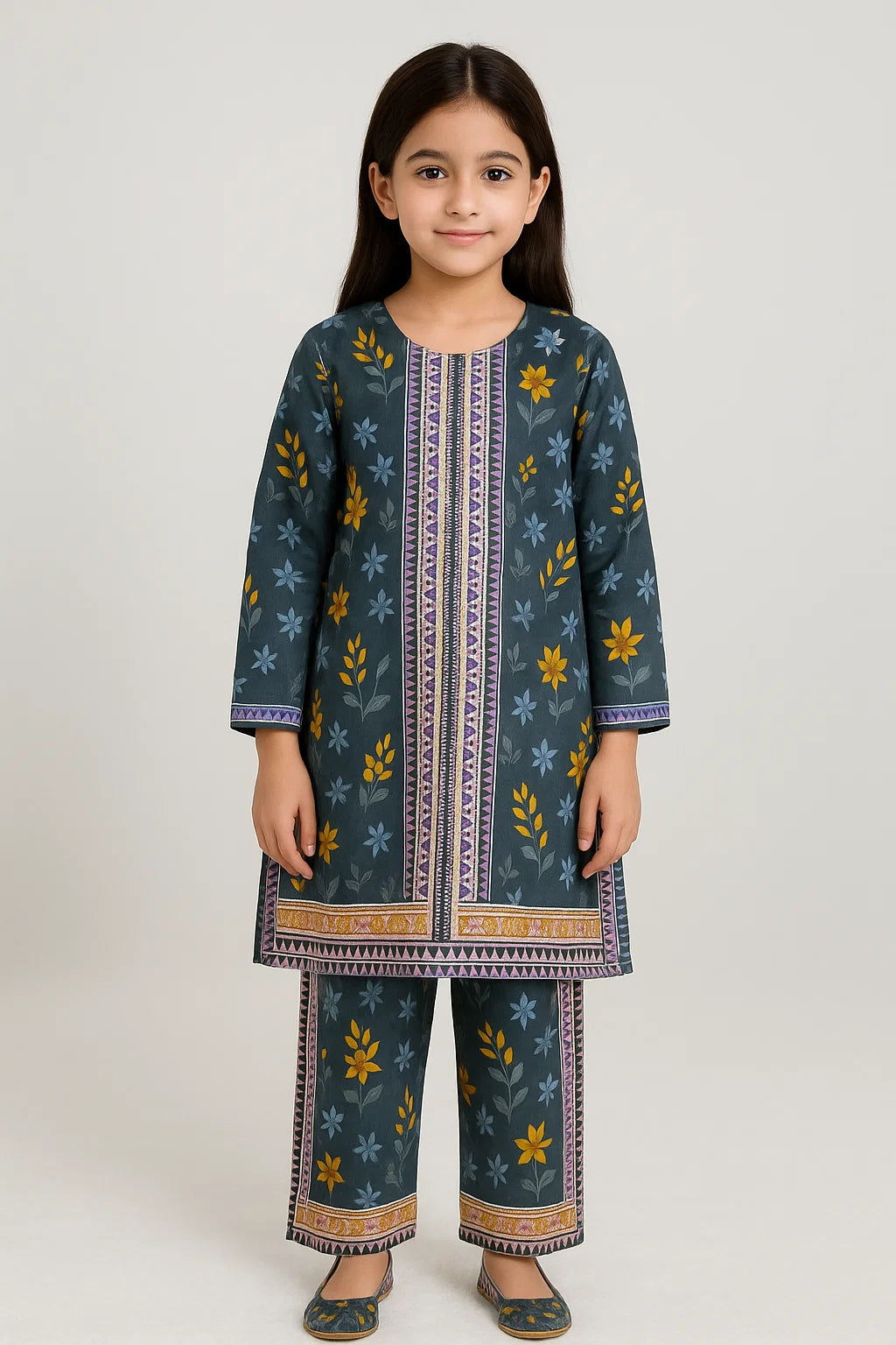 2 PIECE - PRINTED VISCOSE SUIT