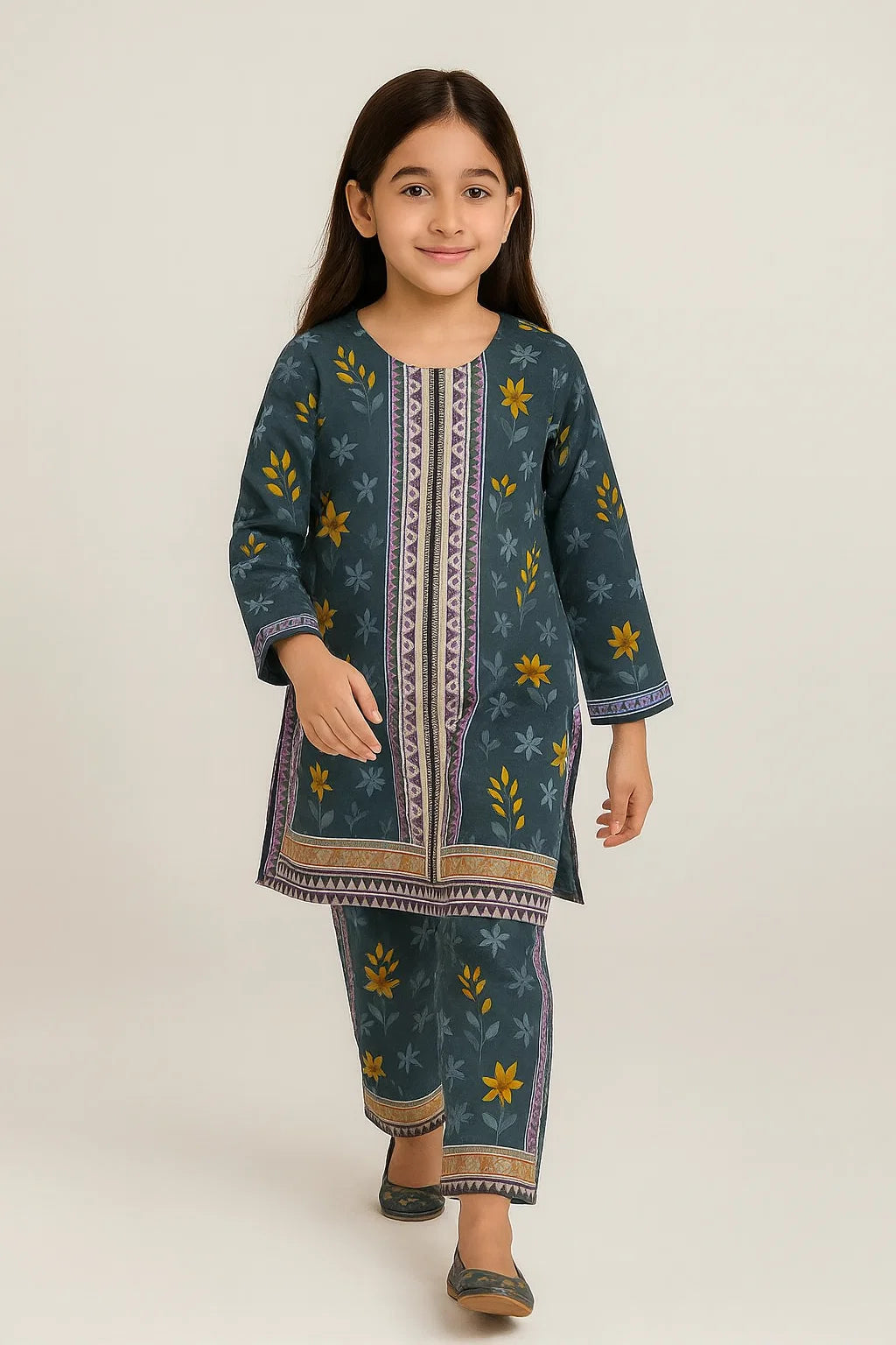 2 PIECE - PRINTED VISCOSE SUIT