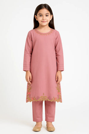 2 PIECE - EMBROIDERED KHADDAR SUIT