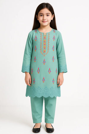 2 PIECE - EMBROIDERED KHADDAR SUIT
