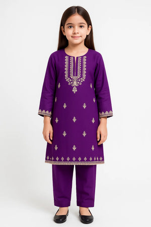 2 PIECE - EMBROIDERED KHADDAR SUIT