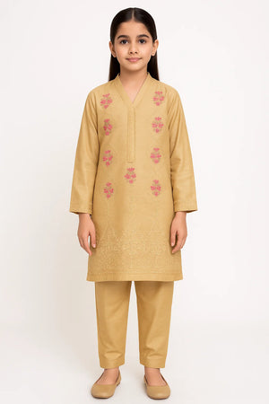 2 PIECE - EMBROIDERED WINTER COTTON SUIT