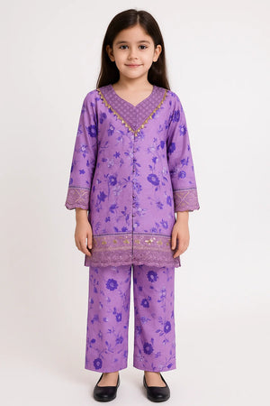 2 PIECE - EMBROIDERED VISCOSE SUIT