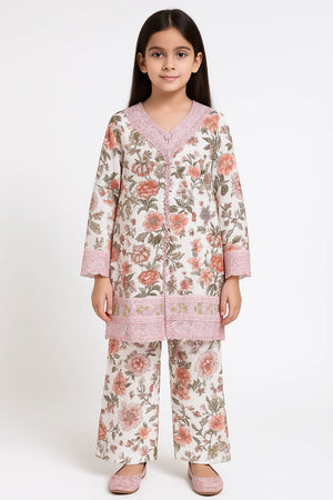 2 PIECE - EMBROIDERED VISCOSE SUIT