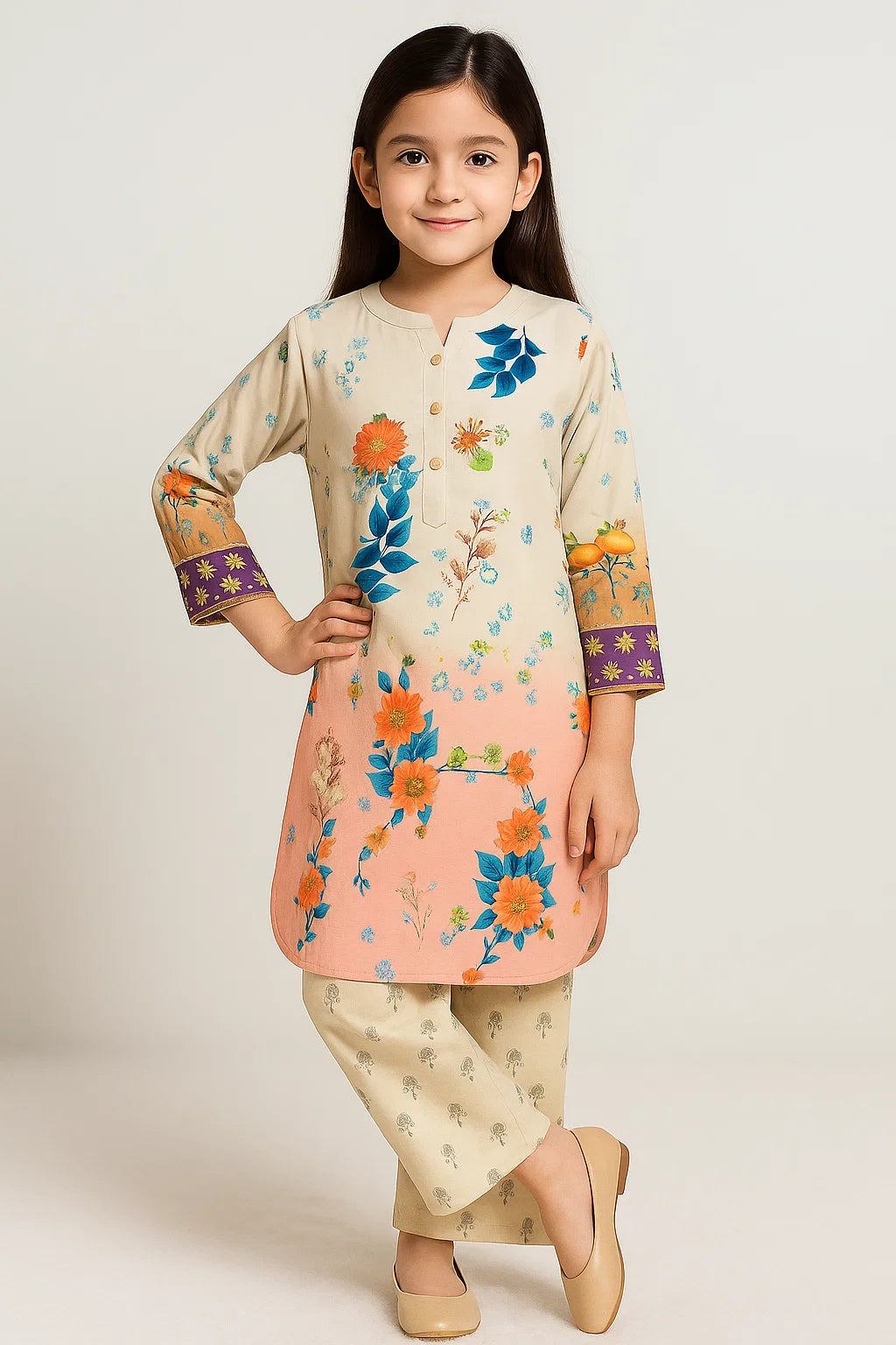 2 PIECE - PRINTED VISCOSE SUIT