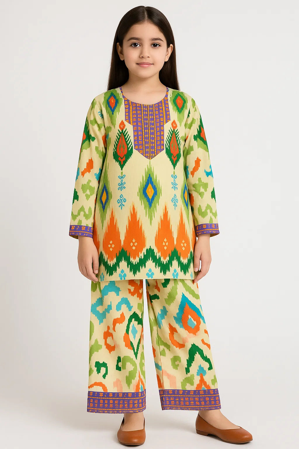 2 PIECE - PRINTED VISCOSE SUIT