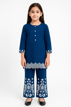 2 PIECE - EMBROIDERED KHADDAR SUIT